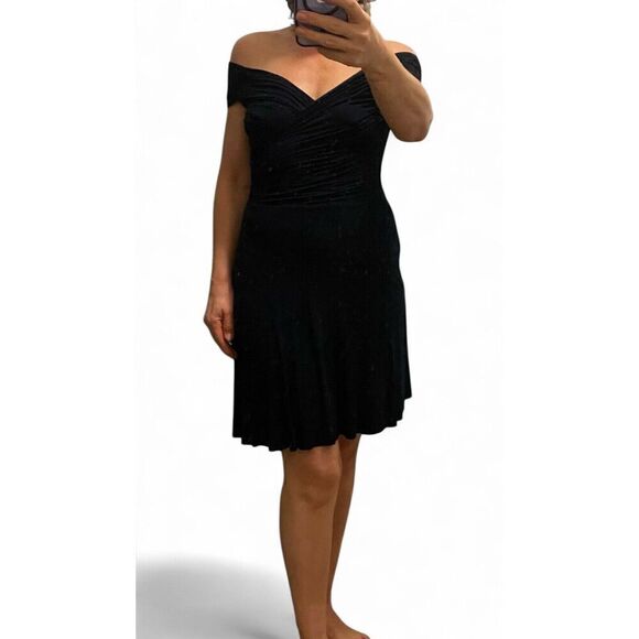 Anthropologie Bailey 44 Rushing Ruffles Dress, Navy Blue, XS Excellent Condition - Picture 2 of 6